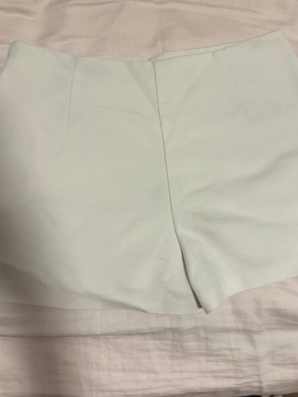 Zara White Women’s Skort with Silver Eyelet
